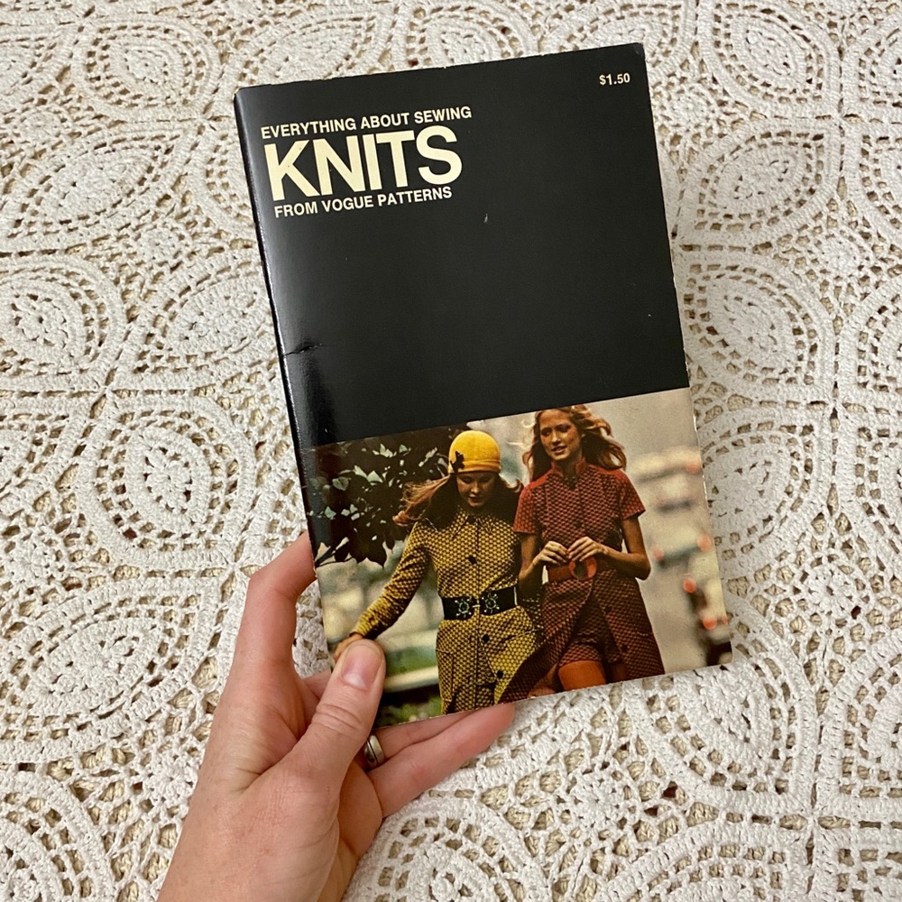 Vintage knitting paperback